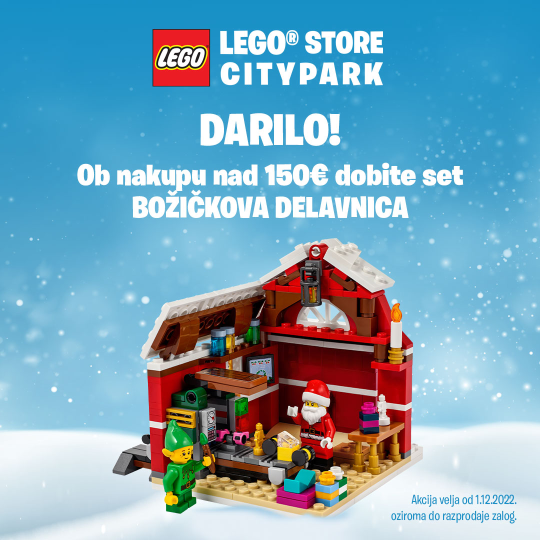 LEGO 40565 BOŽIČKOVA DELAVNICA URADNO RAZKRITA KOT DECEMBRSKO DARILO Z NAKUPOM (GWP)