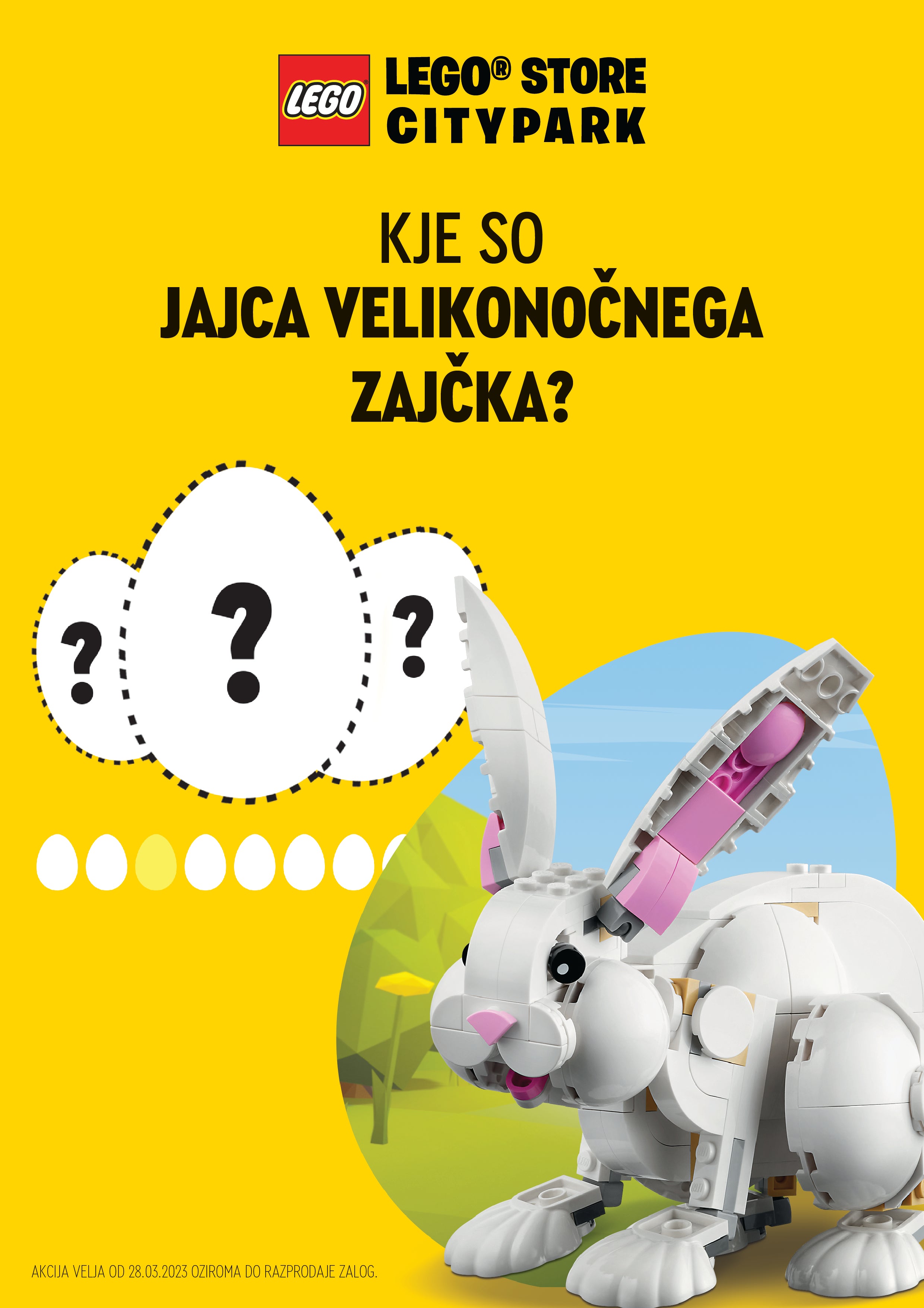 Kje so jajca velikonočnega zajčka?