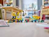 LEGO® City - Építőipari teherautók és bontógolyós daru (60391)