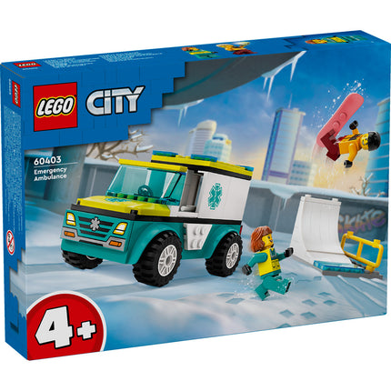 LEGO® City - Mentőautó és snowboardos (60403)