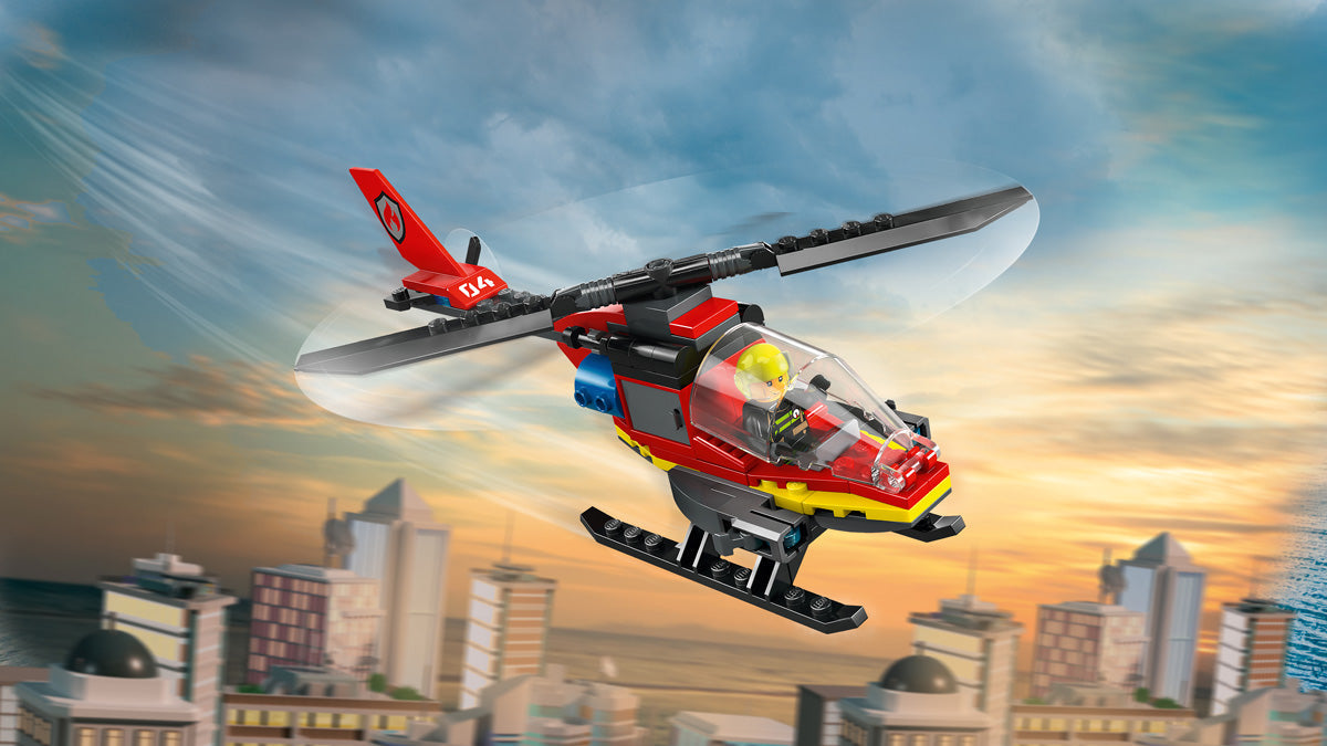 LEGO® City - Helikopter za reševanje iz požarov (60411)