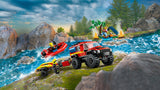 LEGO® City - Gasilski tovornjak 4x4 z reševalnim čolnom (60412)