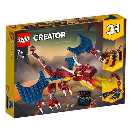 LEGO® Creator 3in1 - Tűzsárkány (31102)