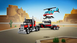 LEGO® Creator 3in1 - Ploščadni tovornjak s helikopterjem (31146)