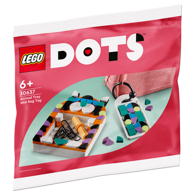LEGO® DOTS - Állatos tároló és táskadísz (30637)
