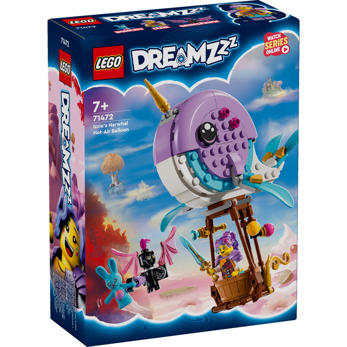 LEGO® DREAMZzz™ - Izziejin narval balon na vroč zrak (71472)