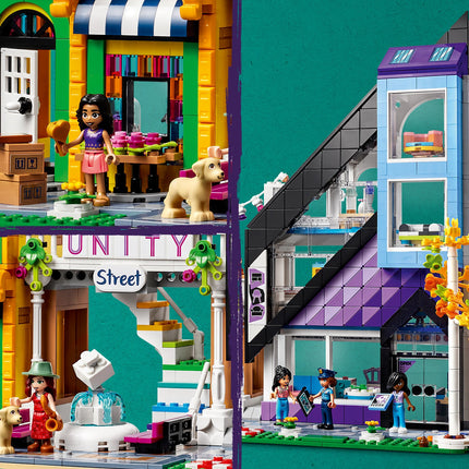 LEGO® Friends - Belvárosi design- és virágboltok (41732)