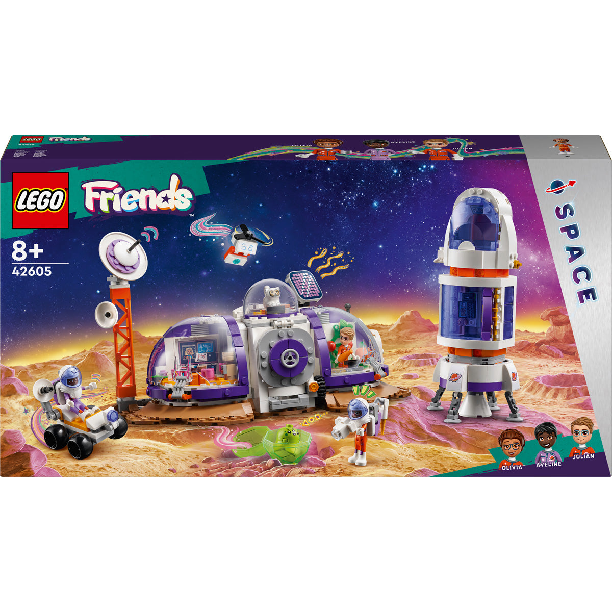 LEGO® Friends - Vesoljska postaja in raketa na Marsu (42605)