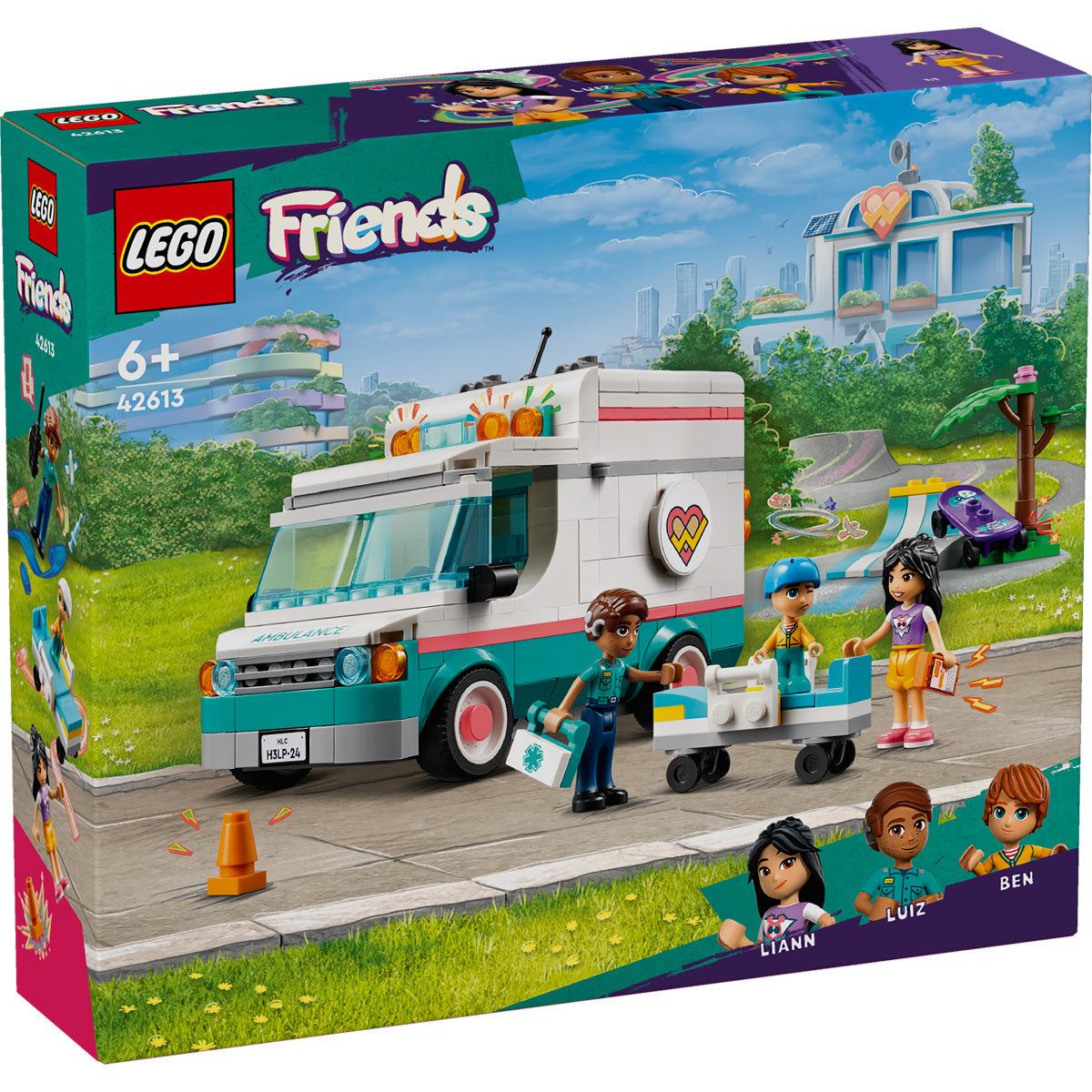 LEGO® Friends - Rešilni avto mestne bolnišnice v Heartlake Cityju (42613)