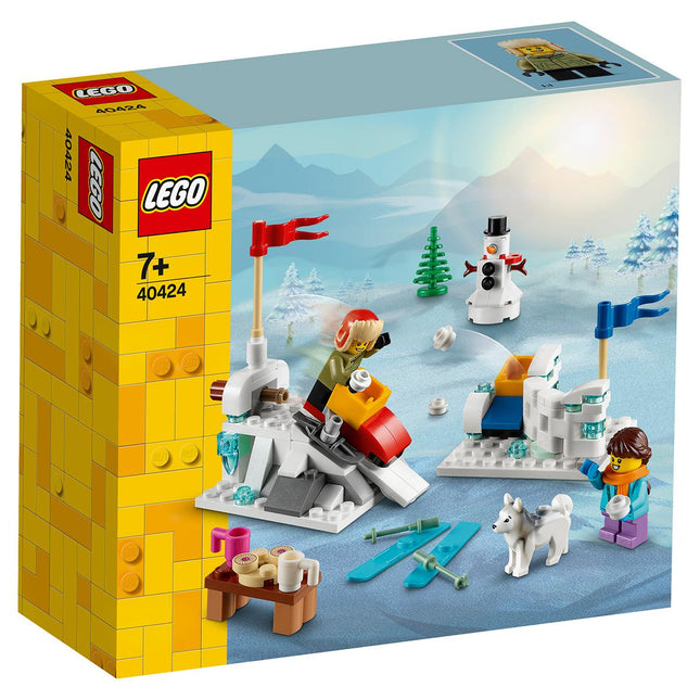 LEGO® Iconic - téli hógolyózás (40424)