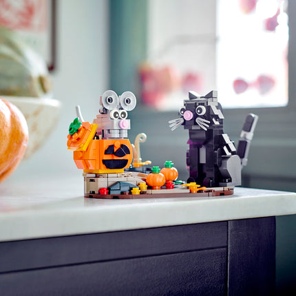 LEGO® Iconic - Halloweeni macska és egér (40570)