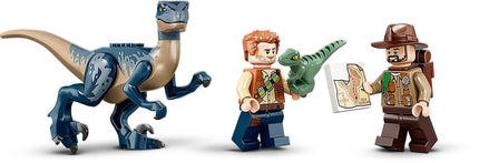 LEGO® Jurassic World - Velociraptor: Kétfedelű Repülőgépes mentőakció (75942)