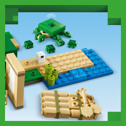 LEGO® Minecraft® - A tengerparti teknősház (21254)