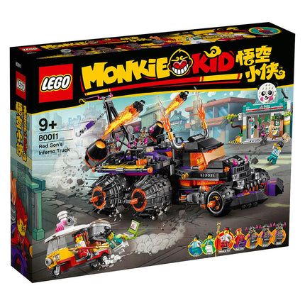 LEGO® Monkie Kid™ - Red Son pokoli kocsija (80011)