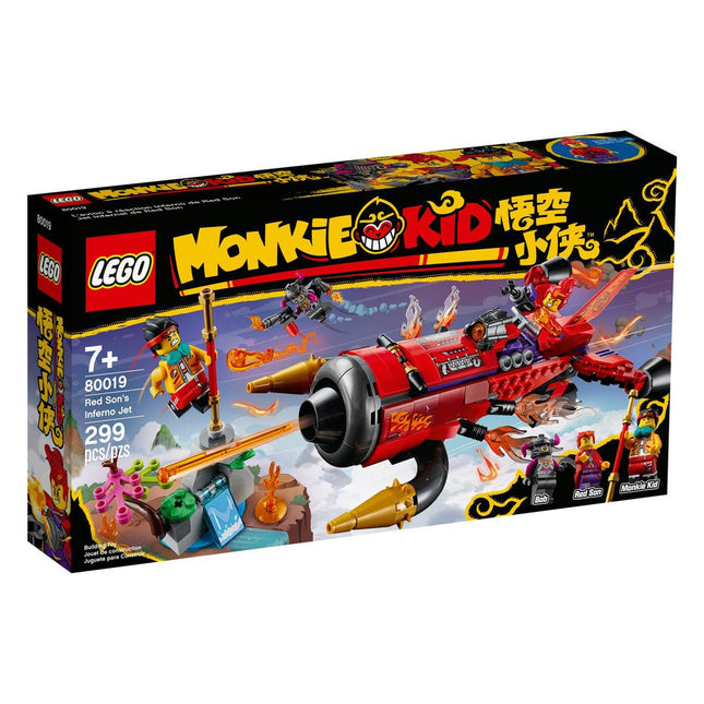 LEGO® Monkie Kid™ - Red Son pokoli sugárhajtású járműve (80019)