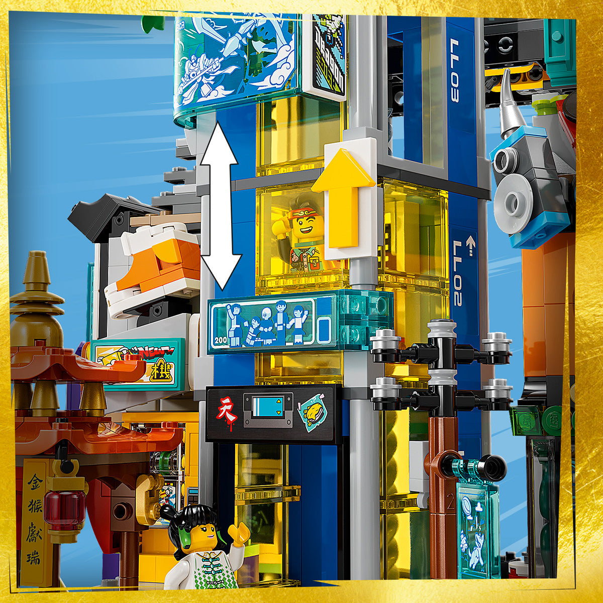 LEGO® Monkie Kid™ - 5. obletnica mesta Megapolis (80054)