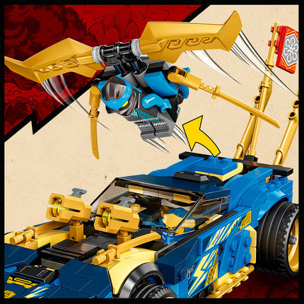 LEGO® NINJAGO® - Jay és Nya EVO versenyautója (71776)