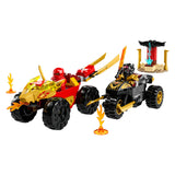 LEGO® NINJAGO® - Kai és Ras autós és motoros csatája (71789)