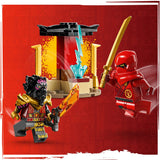 LEGO® NINJAGO® - Kai és Ras autós és motoros csatája (71789)