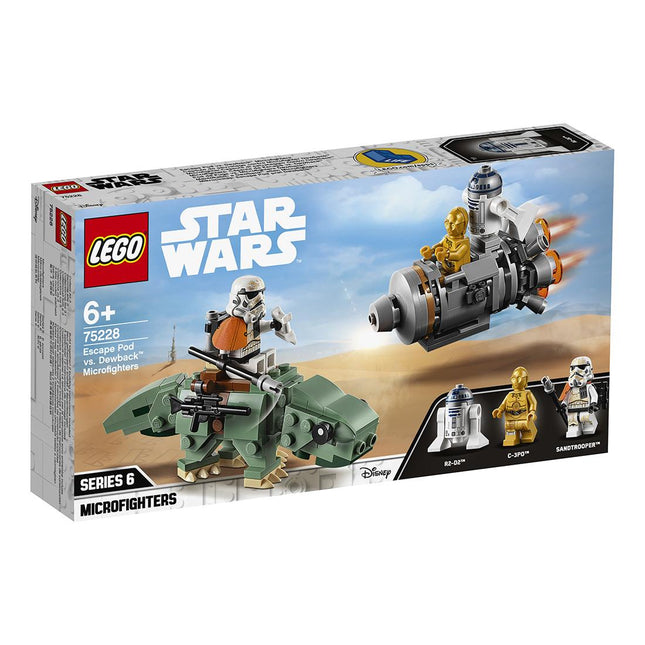 LEGO® Star Wars™ - mentőkabin a Dewback™ ellen Microfighters (75228)