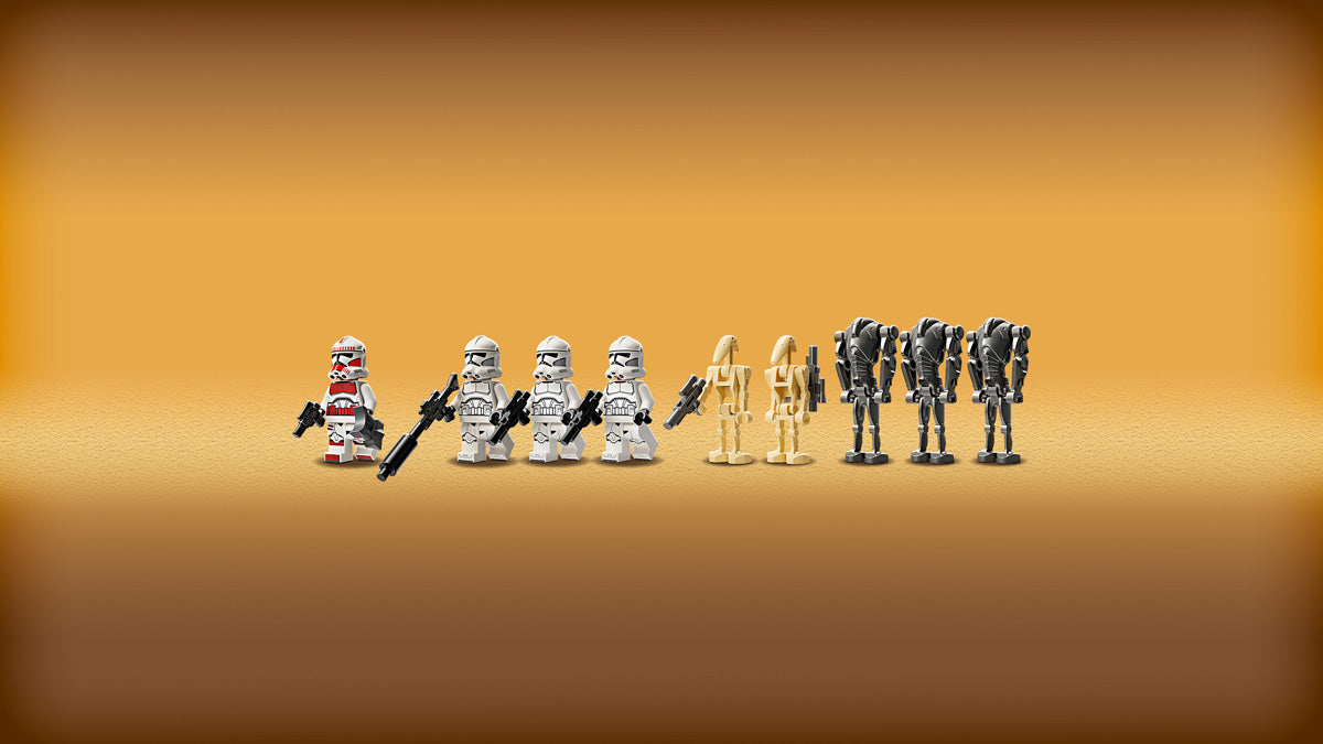 LEGO® Star Wars™ - Bojni paket Klonski bojevnik™ in Bojni droid™ (75372)