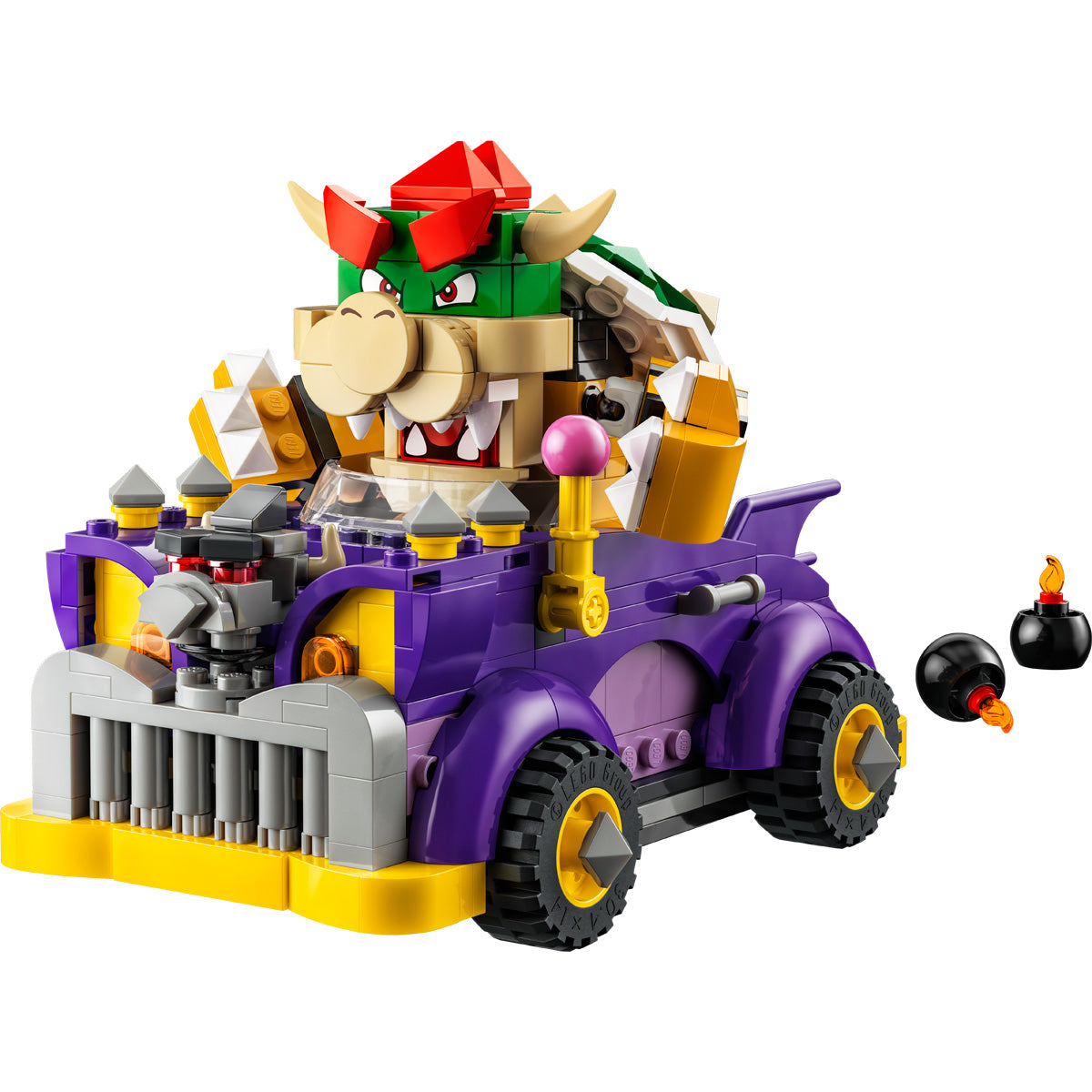 LEGO® Super Mario™ - Razširitveni komplet Bowserjev avto z močnim motorjem (71431)