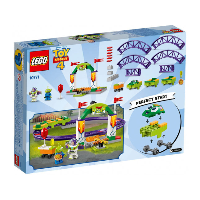 Razburljiva vožnja v zabaviščnem parku