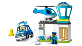 Policijska postaja in helikopter