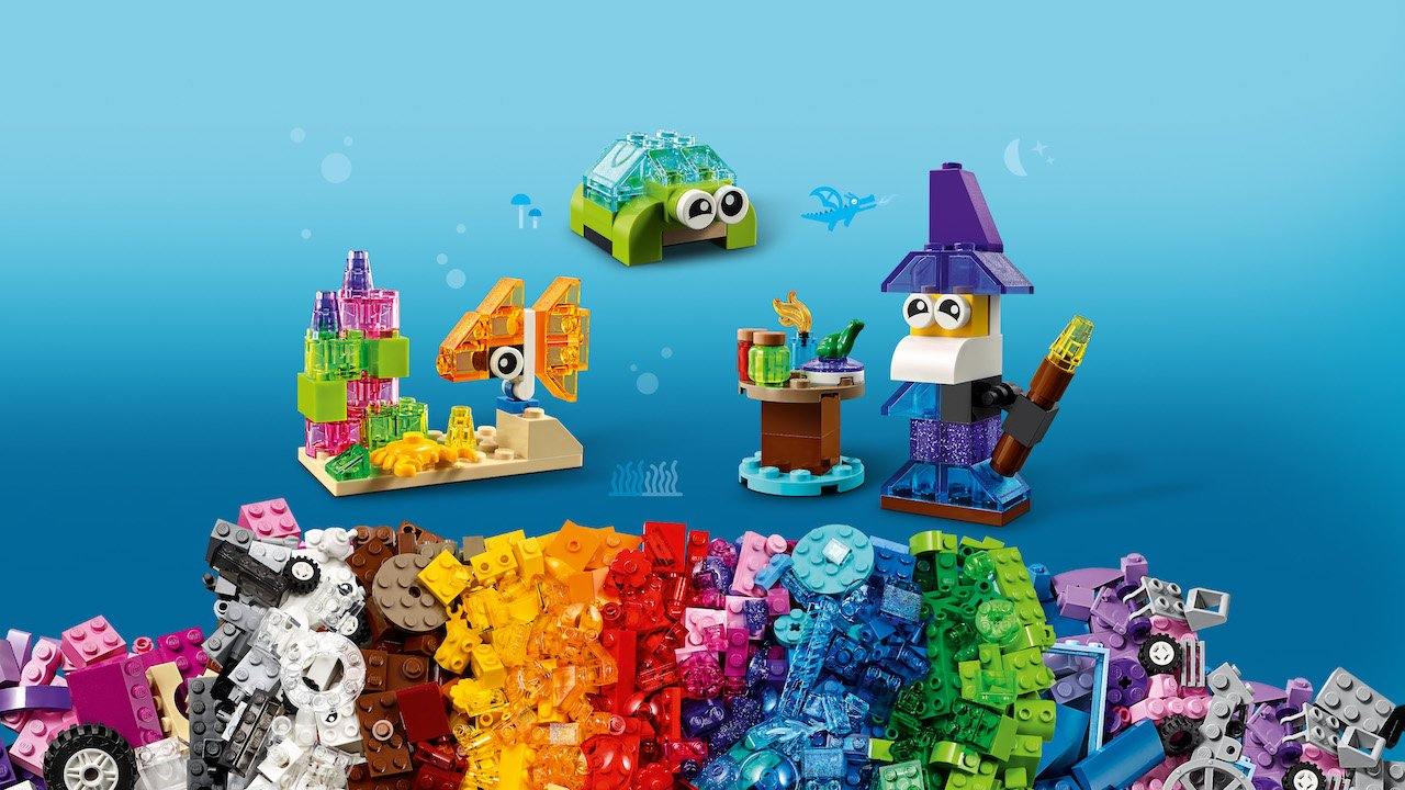 Ustvarjalne prosojne kocke - LEGO® Store Slovenija