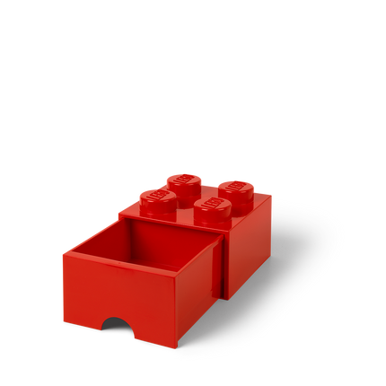 Predalnik za shranjevanje 4 - Rdeča