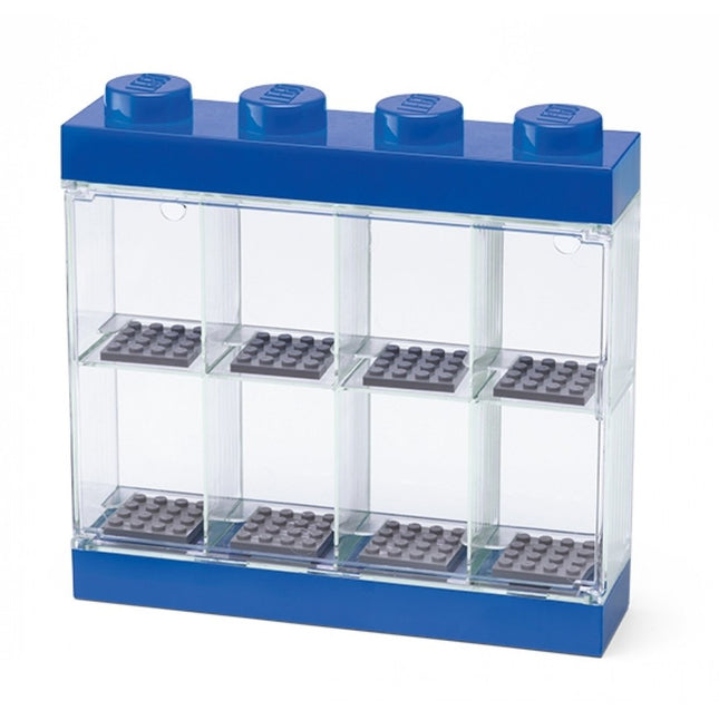 Razstavna škatla 8 minifigur - Modra