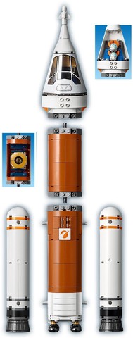 Raketa za dolge vesoljske polete in nadzorni center