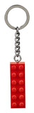 Obesek za ključe 2x6 - Rdeča